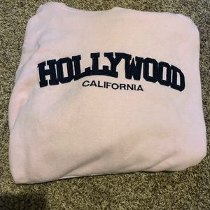 Baby Pink Hollywood, CA Hoodie